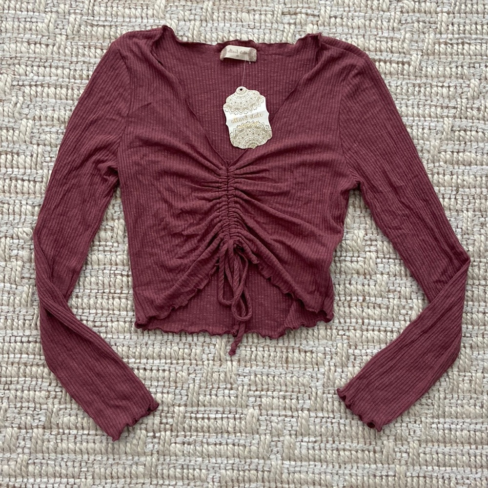 Long Sleeve Crop Top